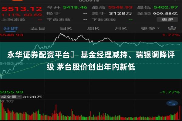 永华证券配资平台	 基金经理减持、瑞银调降评级 茅台股价创出年内新低