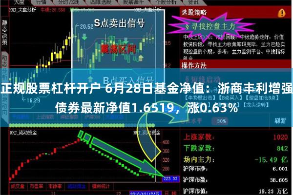正规股票杠杆开户 6月28日基金净值：浙商丰利增强债券最新净值1.6519，涨0.63%