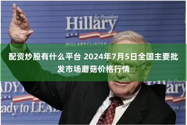 配资炒股有什么平台 2024年7月5日全国主要批发市场蘑菇价格行情